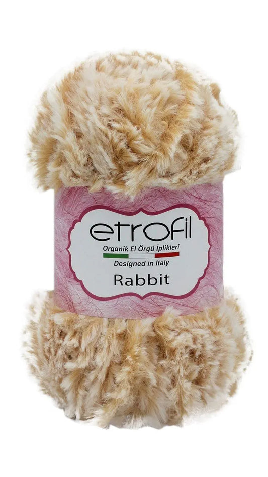 Etrofil Rabbit imitatiebont garen-Beige-70718