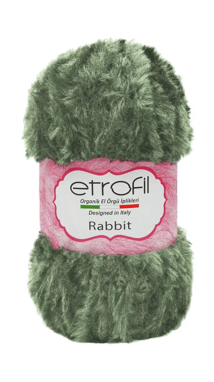 Etrofil Rabbit imitatiebont garen-Groen-74043