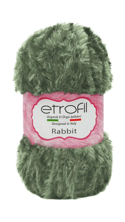 Etrofil Rabbit imitatiebont garen-Groen-74043