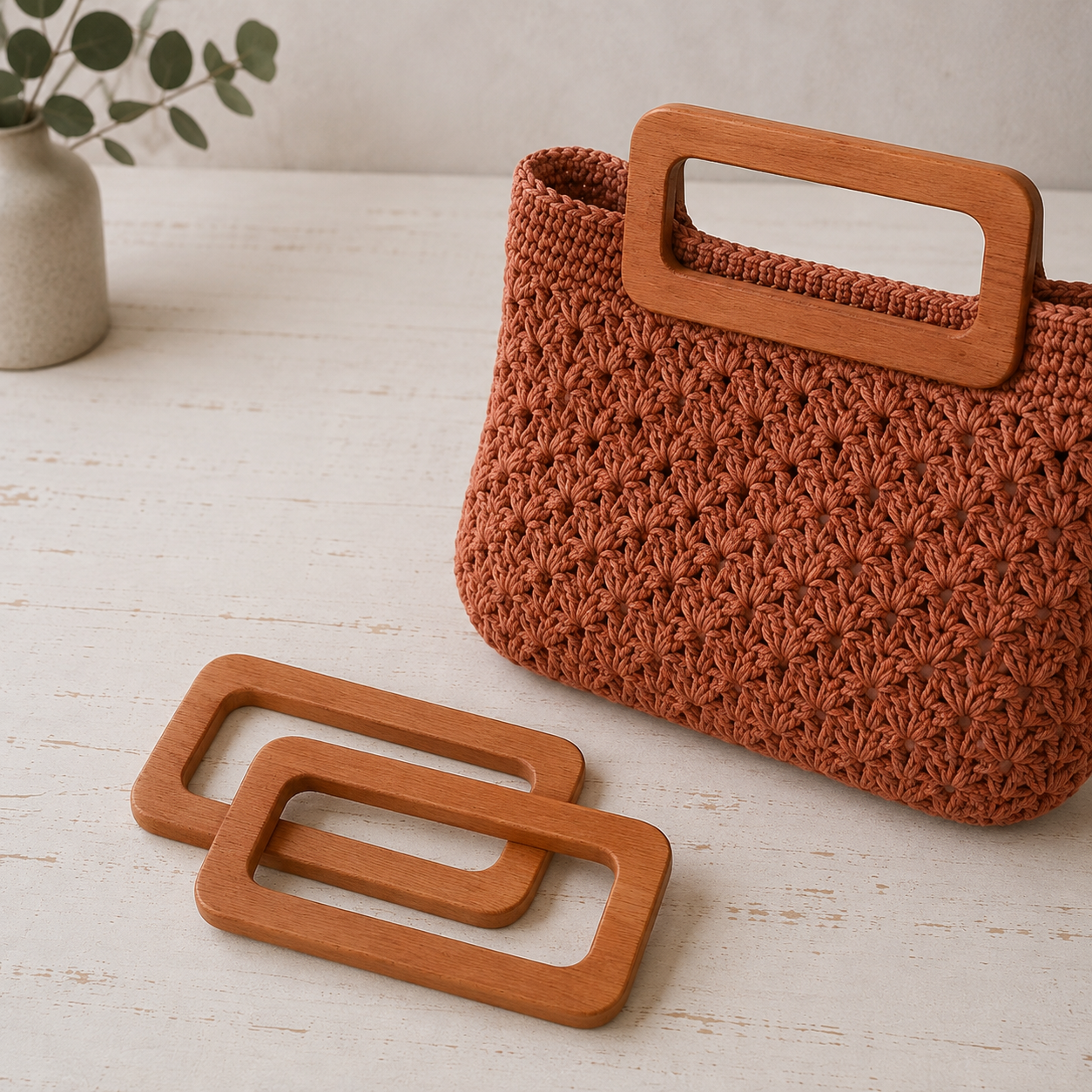 Houten Tashengsels Rechthoek 16×9,5 cm