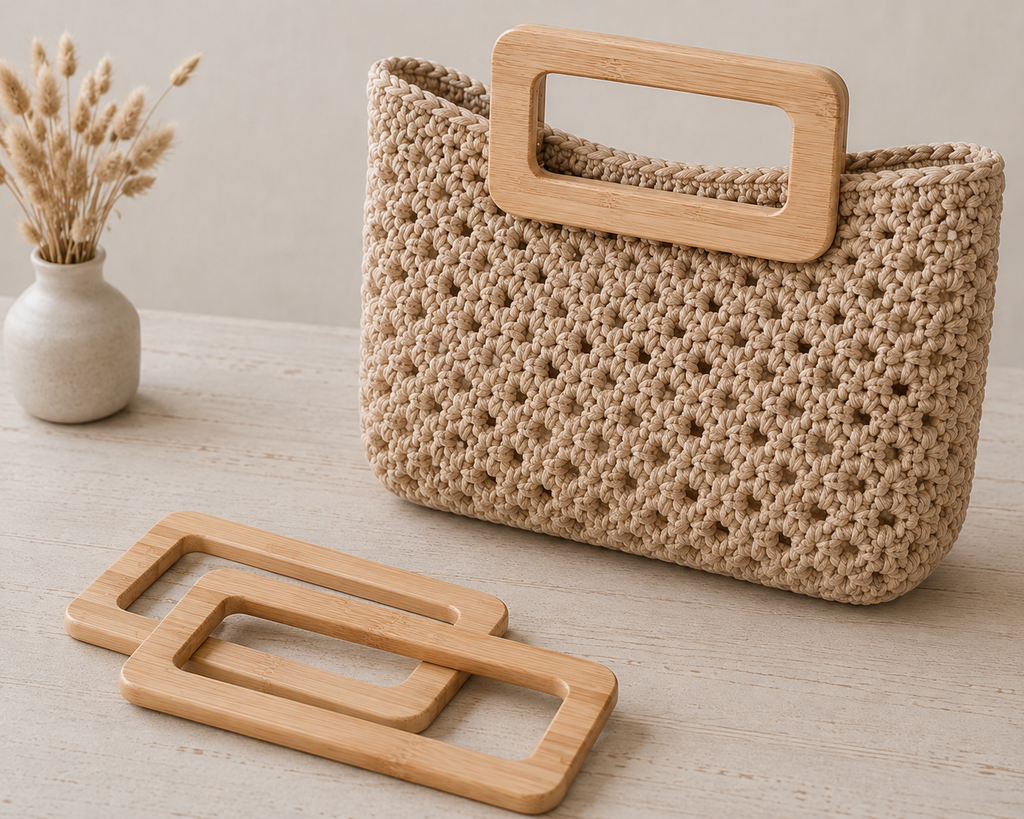 Houten Tashengsels Rechthoek 16×9,5 cm