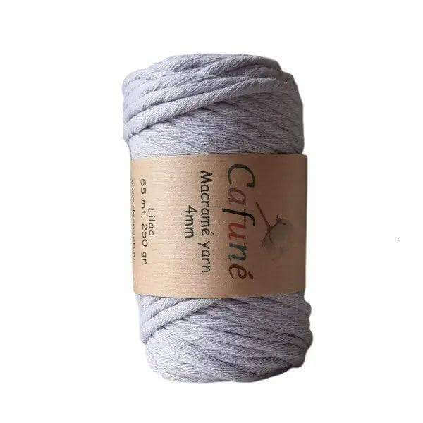 Cafuné Macrame Garen 4mm -Lila - Hobbygaren