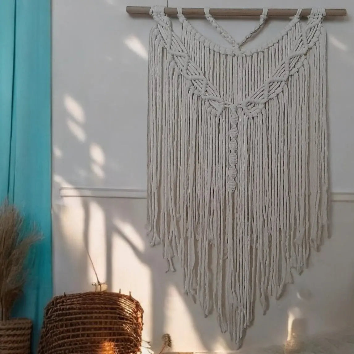 Macrame Pakket Wandkleed Boho - Ecru Hobbygaren