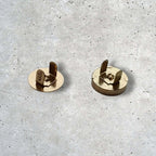 Magneetsluiting voor Tassen Rond 18mm verguld - Hobbygaren