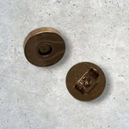 Magneetsluiting voor Tassen Rond 18mm verguld - Hobbygaren