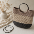 Metalen Tas Handvatten Rond 12cm