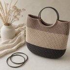 Metalen Tas Handvatten Rond 12cm