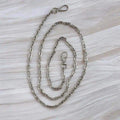 Tas ketting met Anker Schakel - Verguld - 116cm - Hobbygaren