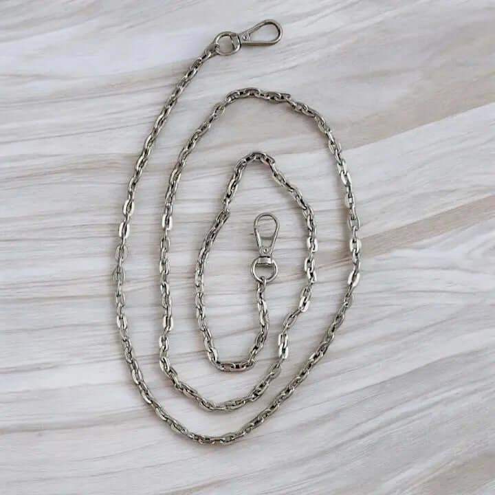 Tas ketting met Anker Schakel - Verguld - 116cm - Hobbygaren