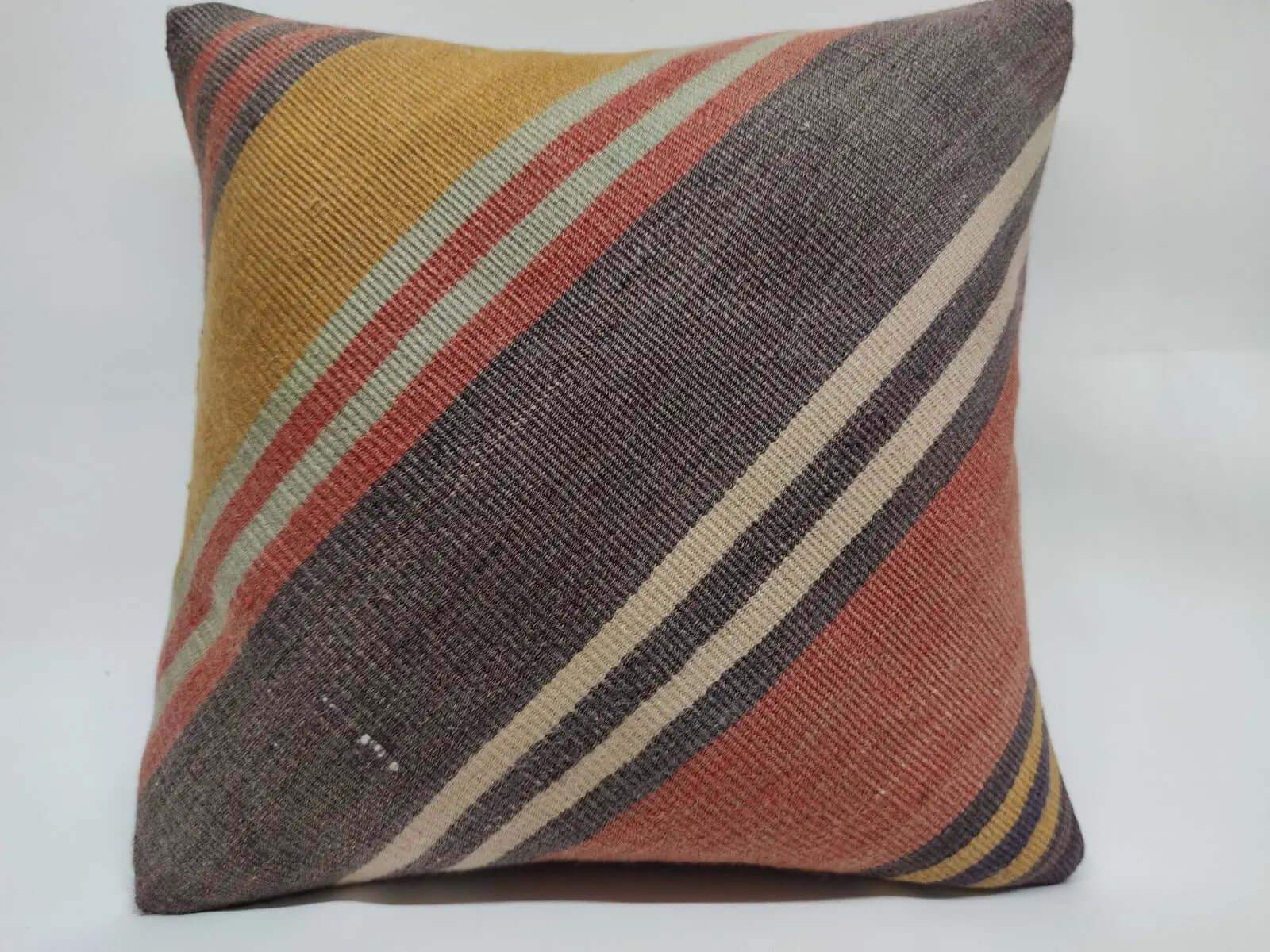 Vintage Kelim Kussenhoes -40x40 cm -38 - Hobbygaren