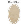 Maak een mand, dienblad of servettenhouder met deze houten bodem.