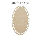 Maak een mand, dienblad of servettenhouder met deze houten bodem.