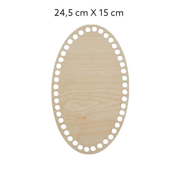 Maak een mand, dienblad of servettenhouder met deze houten bodem.