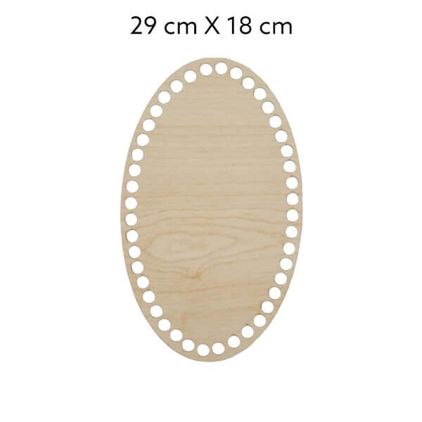 Maak een mand, dienblad of servettenhouder met deze houten bodem.