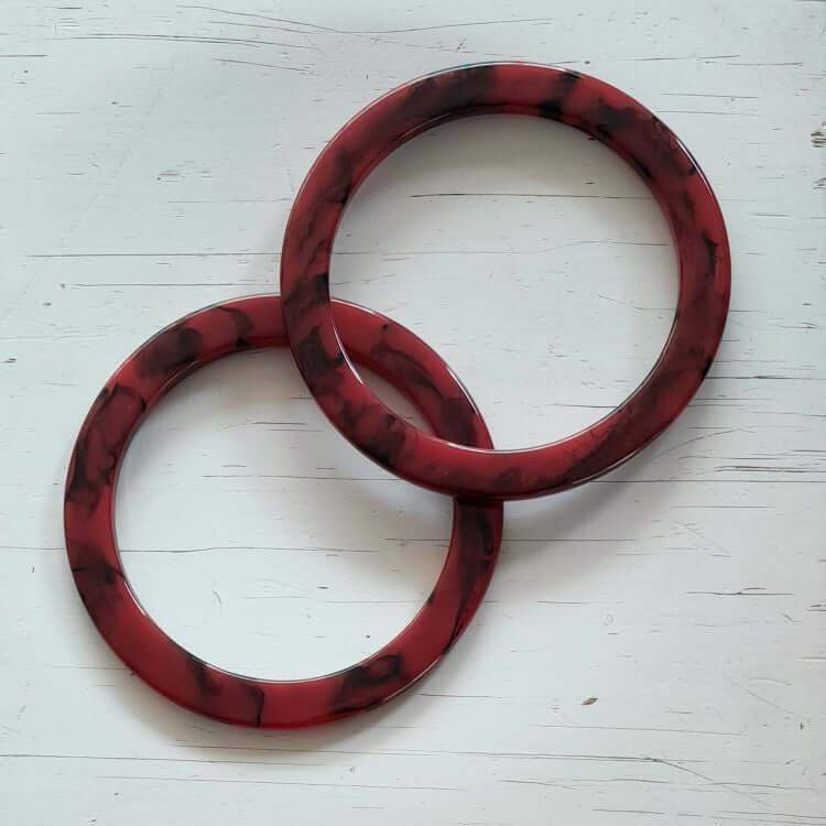 Acryl Tashengsel - Rood - Hobbygaren