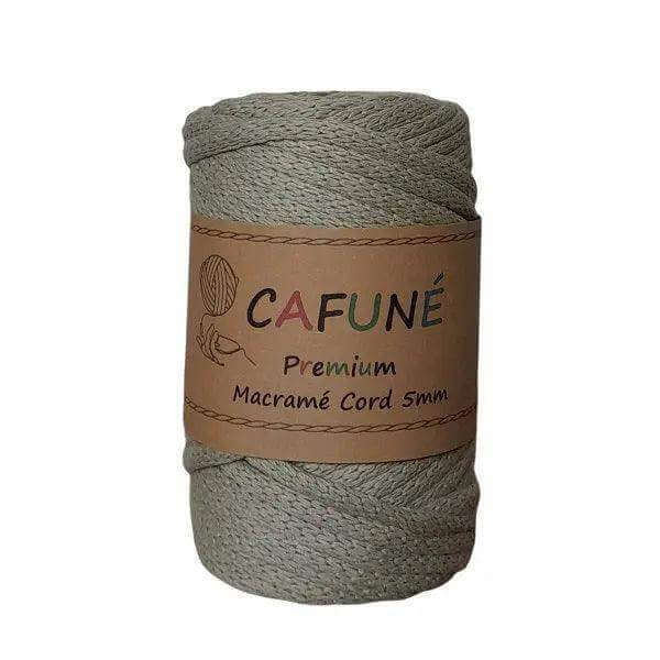 Cafuné Macramé Koord 5mm Eucalyptus – 40m - Hobbygaren