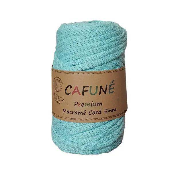 Cafuné Macramé Koord 5mm Mint – 40m - Hobbygaren