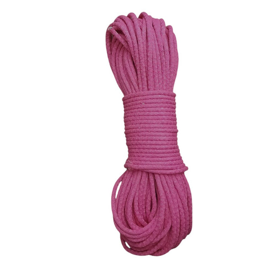 gevlochten koord fuchsia van cafune. verkrijgbaar bij hobbygaren.nl