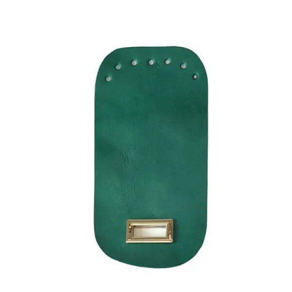 Leren Tas Flap met Sluiting 18x9cm - Groen - Hobbygaren