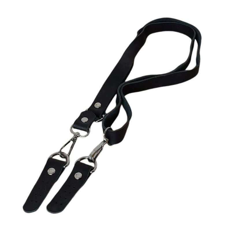 Bandoulière et bandoulière en cuir