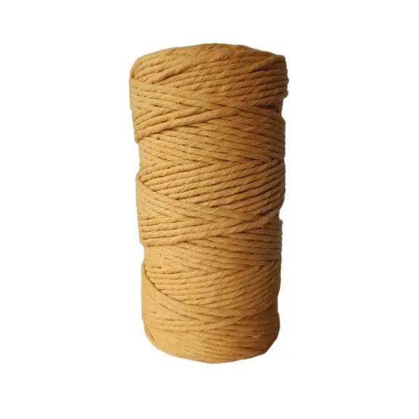 Lux Macrame Garen 3mm Oker - Hobbygaren