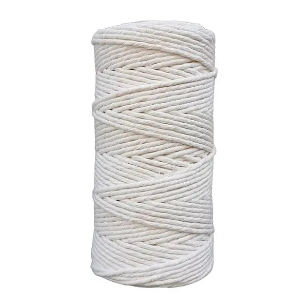  cafune lux macrame garen 3mm, 100 meter ecru