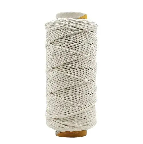 cafune lux single twist macrame garen 5mm ecru