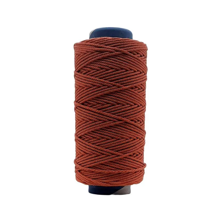 cafune lux macrame touw 4mm terracotta