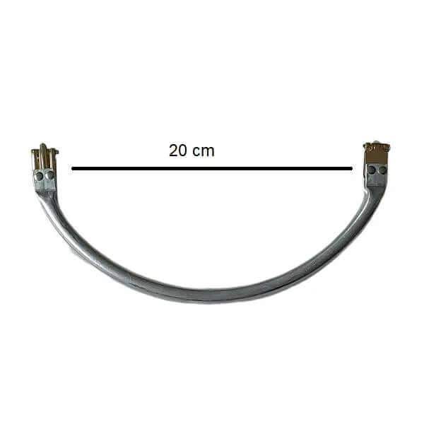Metalen Tas Frame-Half Rond-20x10cm - Hobbygaren