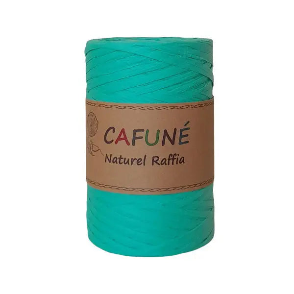 raffia naturel papiergaren mint