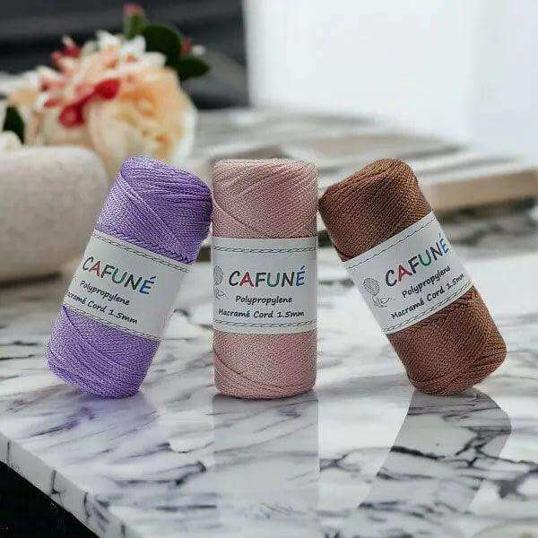 cafune propyleen koord 1.5 mm, haakgaren van hobbygaren