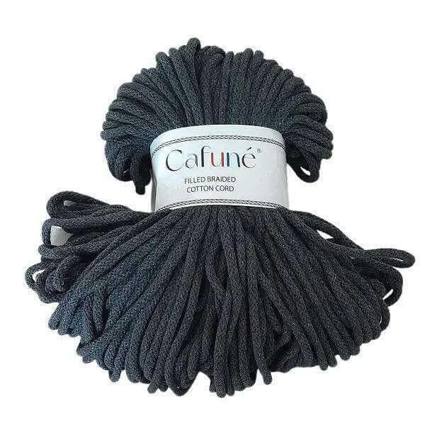 Premium Macrame Koord 5mm - 100 mt.-Antraciet - Hobbygaren