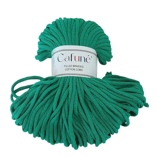 cafune premium macrame koord 5mm, 100 meter gevlochten koord,  benneton