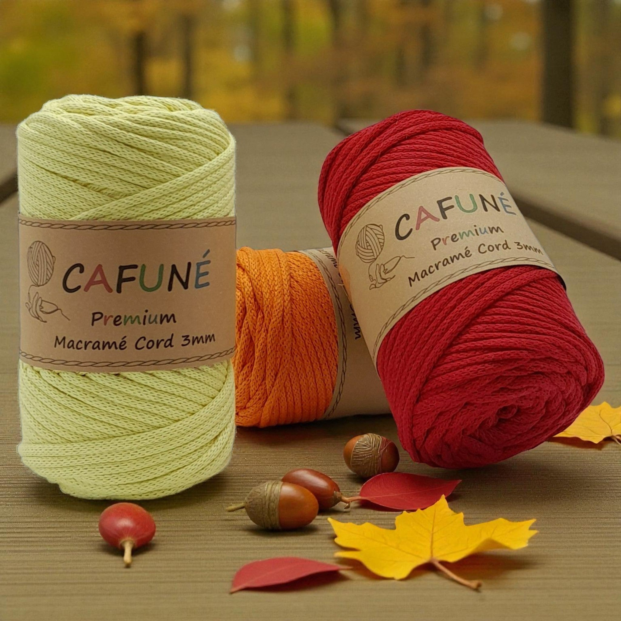 Cafuné Premium Macrame Koord 3mm