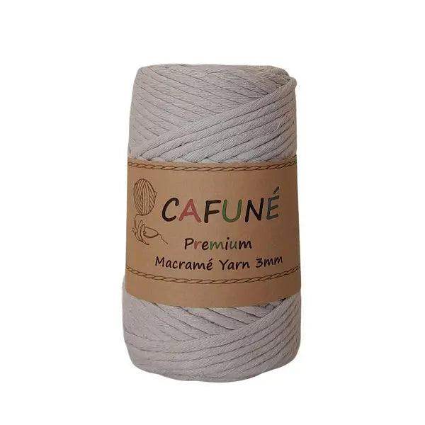 Cafuné Premium Macrame Garen 3mm Beige - Hobbygaren