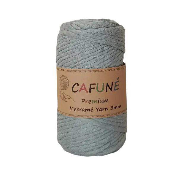 Cafuné Premium Macrame Garen 3mm Eucalyptus - Hobbygaren
