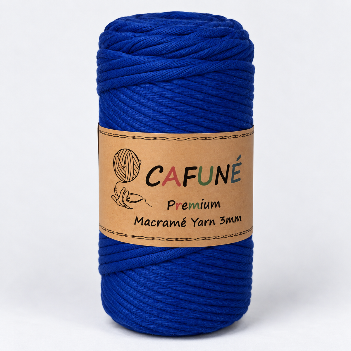 Makramee Garn 3mm – Cafuné Premium | Weich & Auskämmbar