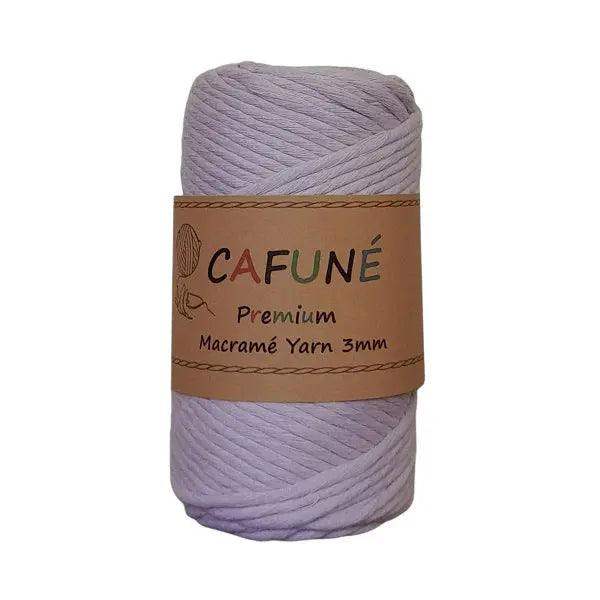 Cafuné Premium Macrame Garen 3mm Lila - Hobbygaren