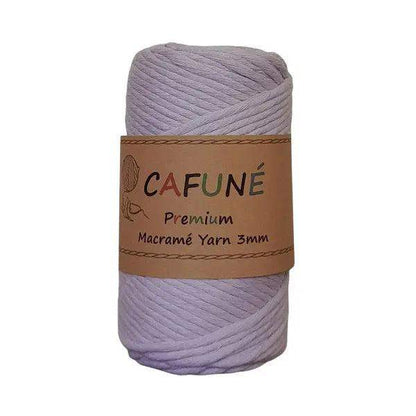 Cafuné Premium Macrame Garen 3mm Lila - Hobbygaren