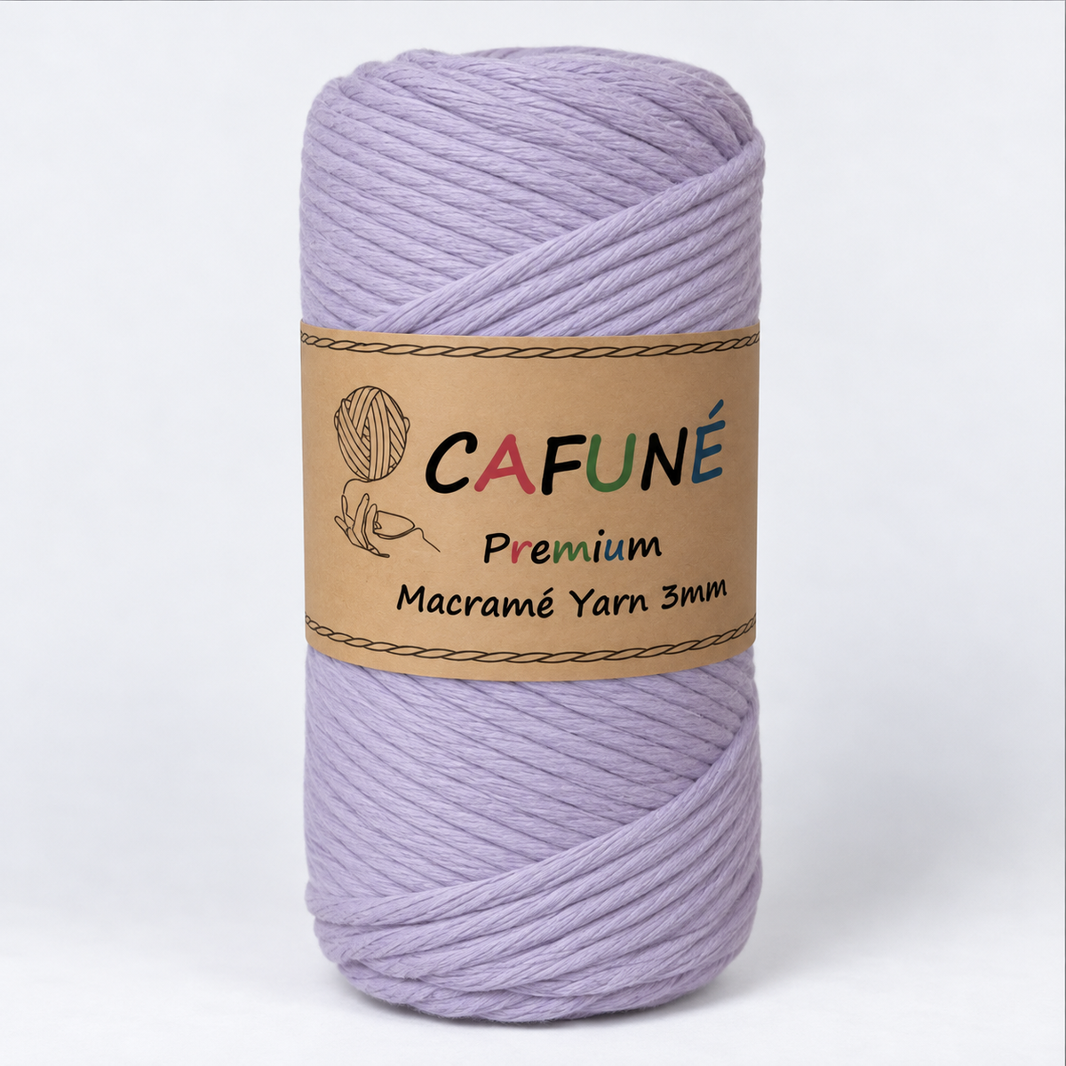 Makramee Garn 3mm – Cafuné Premium | Weich & Auskämmbar