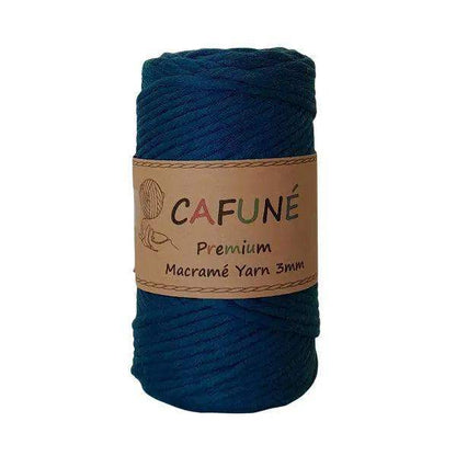 Cafuné Premium Macrame Garen 3mm Peacock - Hobbygaren