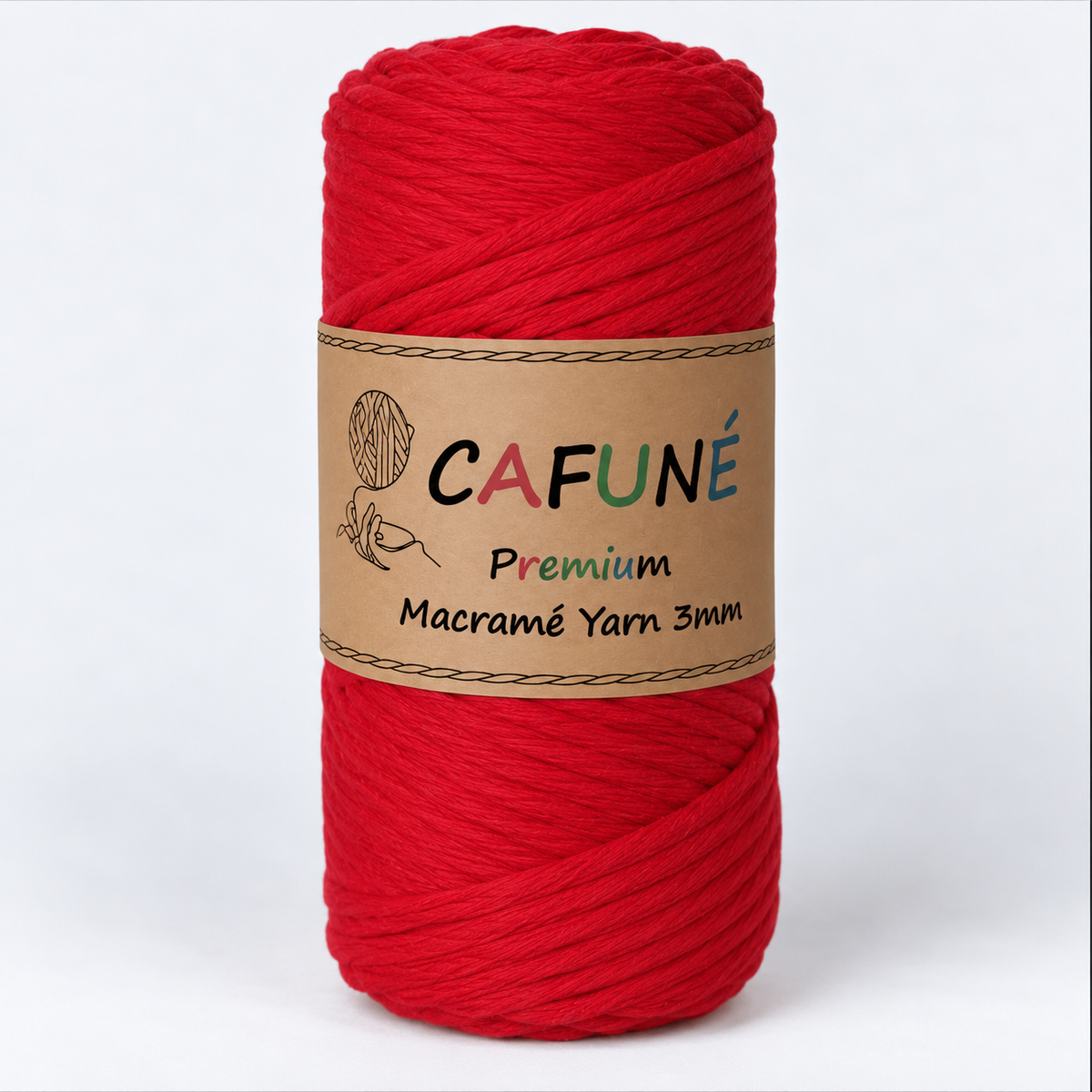 Makramee Garn 3mm – Cafuné Premium | Weich & Auskämmbar