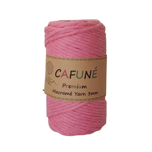 cafune premium macrame garen enkele streng, roze