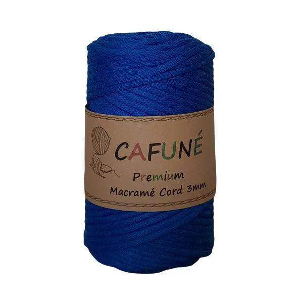 Cafuné Premium Macrame Koord 3mm Indigo - Hobbygaren