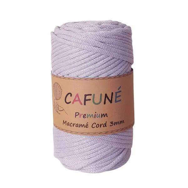 Cafuné Premium Macrame Koord 3mm Lila - Hobbygaren