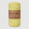 Cafuné Premium Macramé Touw 5mm - Geel
