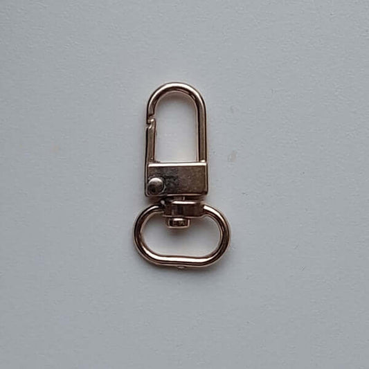 Musketonhaak Messing 35x20mm van hobbygaren.nl