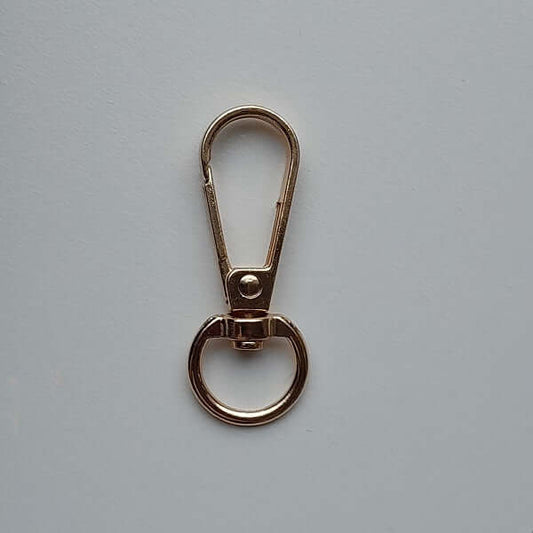 Musketonhaak Messing 45x20mm