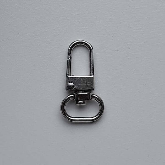 Musketonhaak Zilver 35x20mm