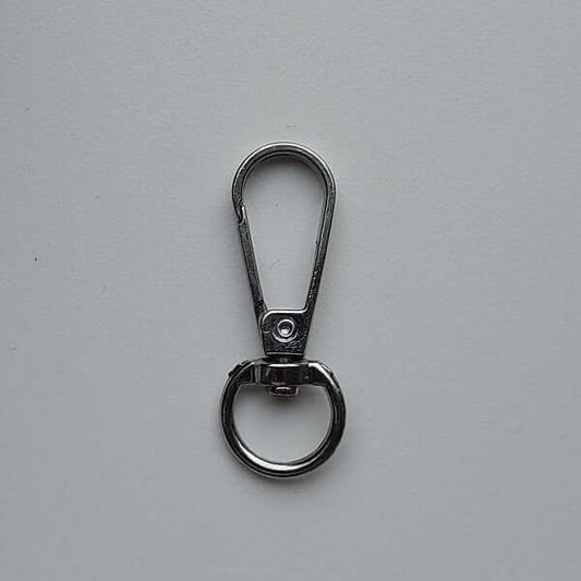 Musketonhaak Zilver 45x20mm